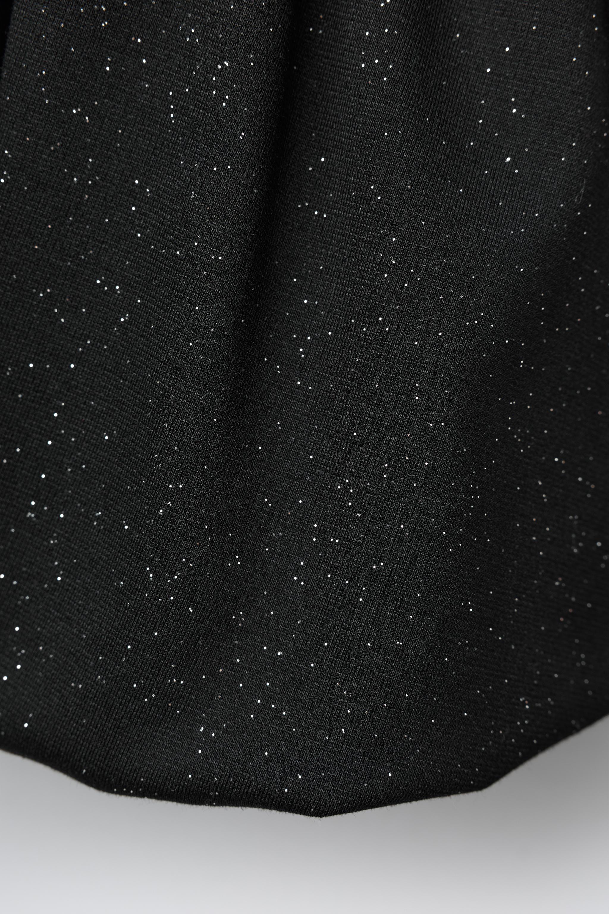 SHINY PONTE BALLOON SKIRT